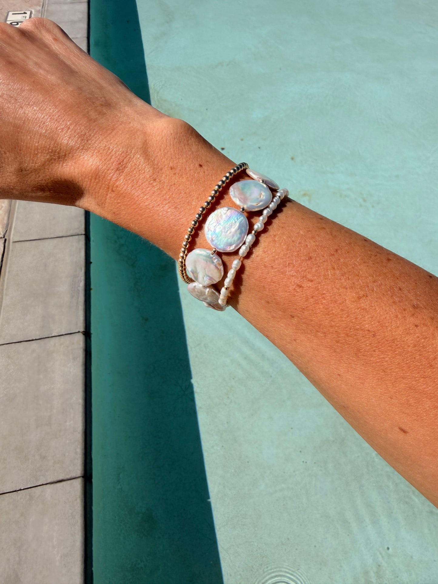 Moon Pearl Bracelet