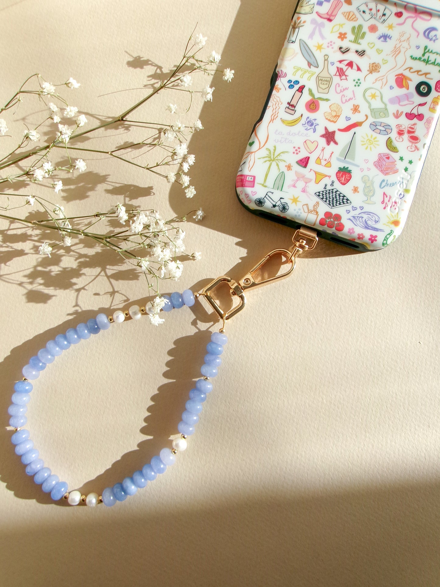 Bluebell Phone Charm